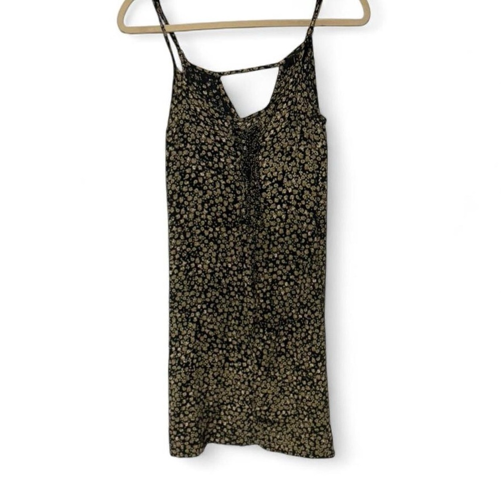 Vintage 90s y2k floral sundress with lace up detail at bust 8